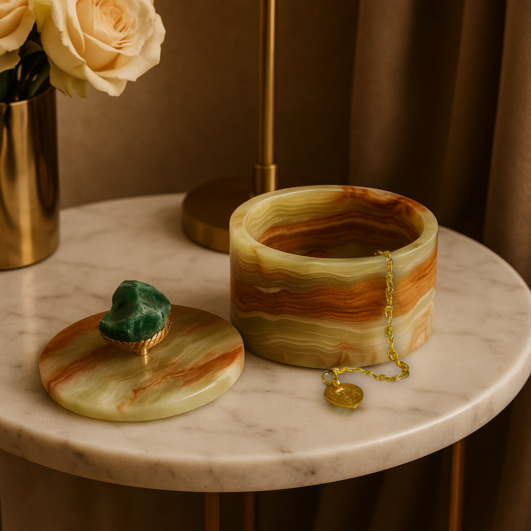 Solara Marmor Aufbewahrungsglas