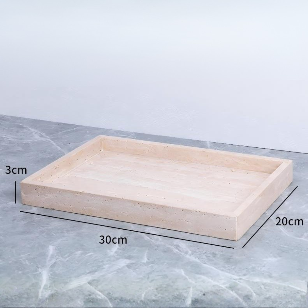 Ardino Travertine Marble Bathroom Set