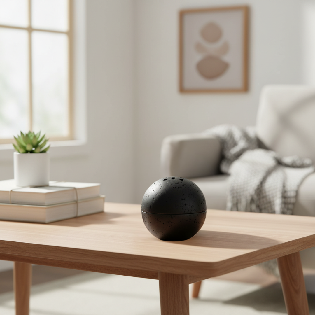 Auralis Steinkugel Räucherstäbchenhalter