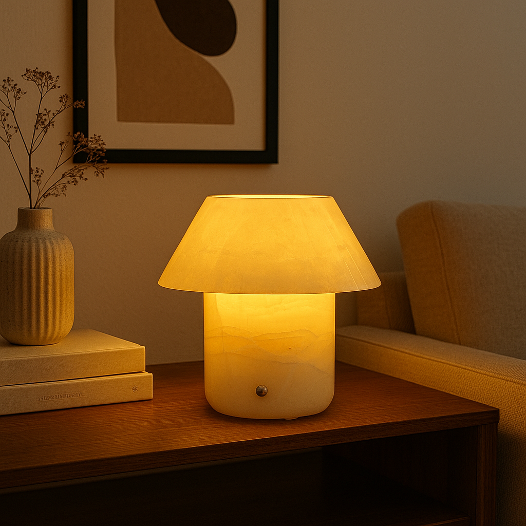 Lumora Marble Shade Lamp