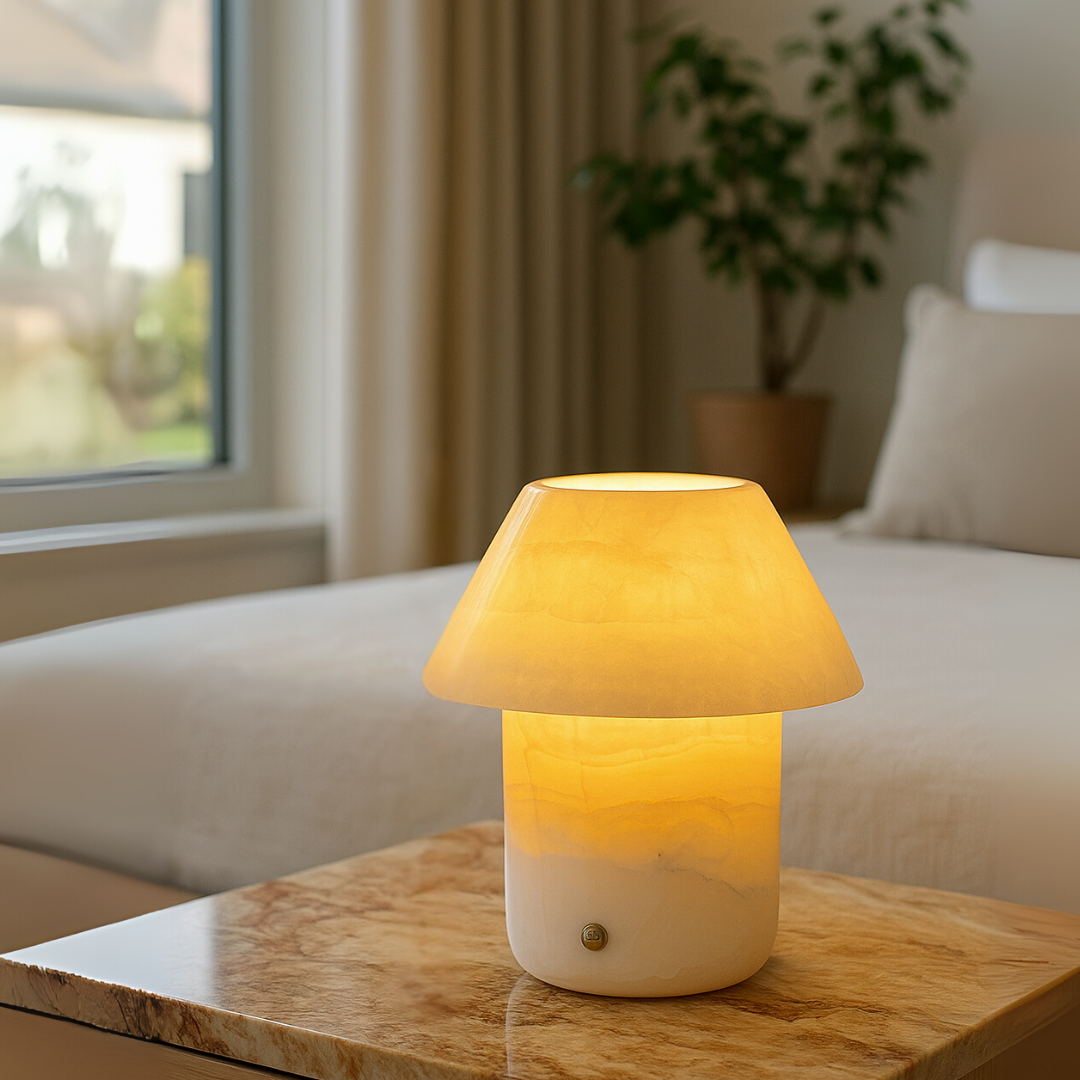 Lumora Marble Shade Lamp