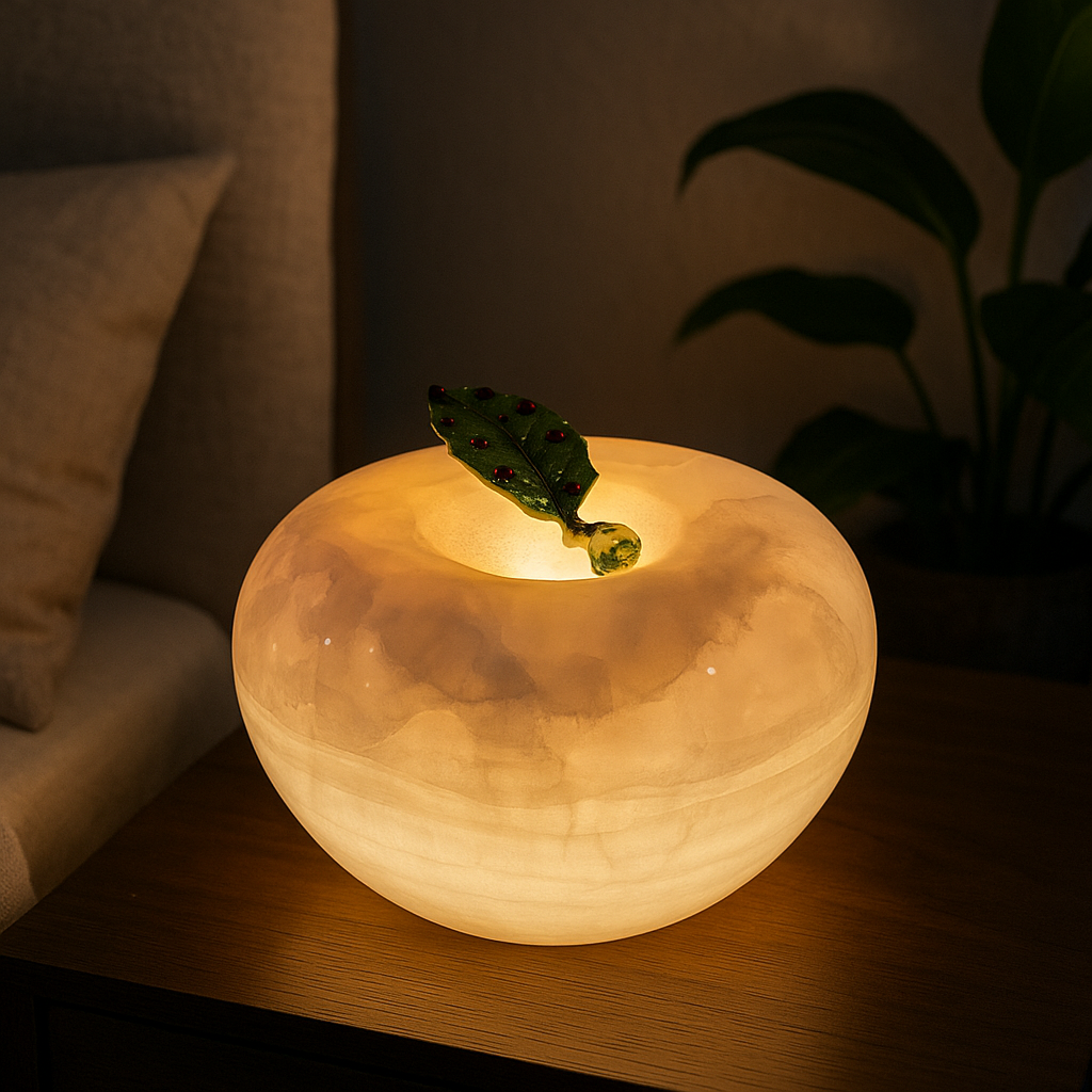 Pomora Marble Apple Lamp