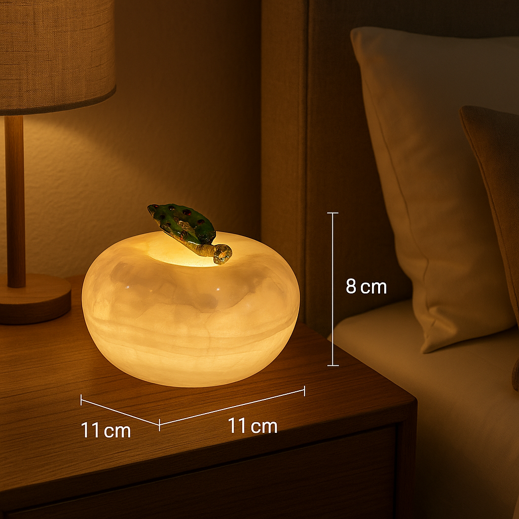 Pomora Marble Apple Lamp