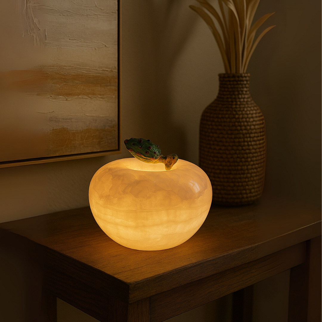 Pomora Marble Apple Lamp