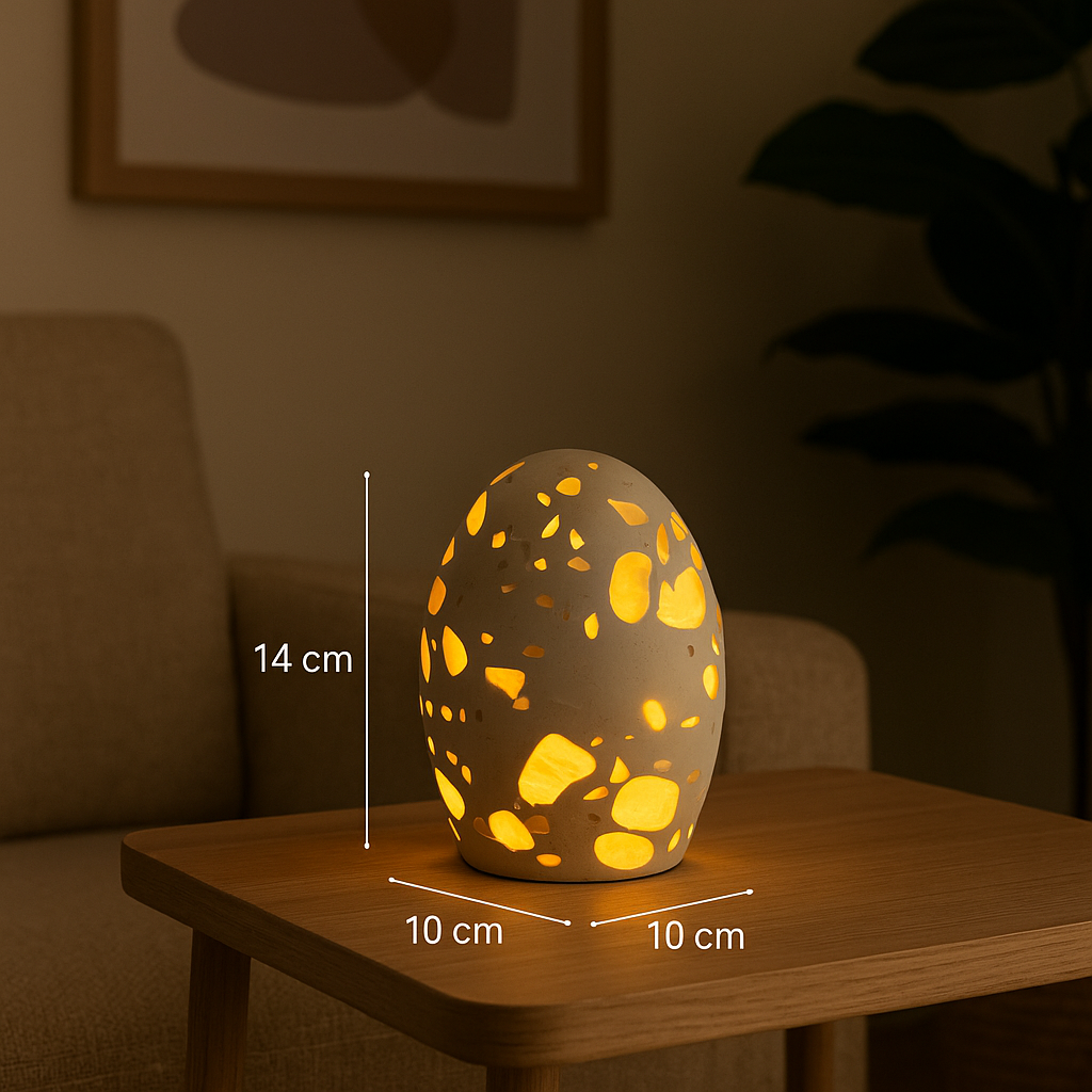 Liora Marble Egg Lamp