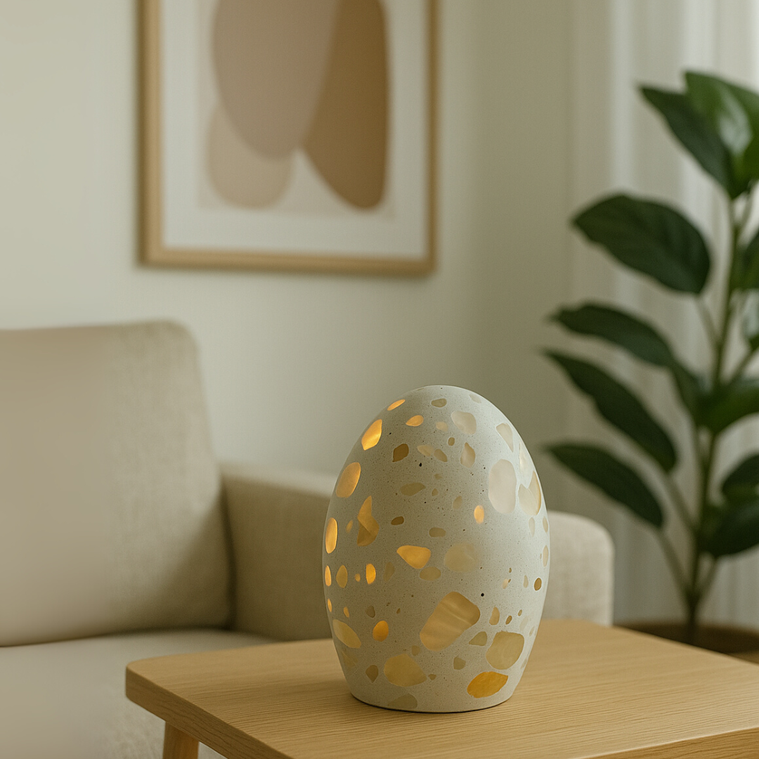 Liora Marble Egg Lamp