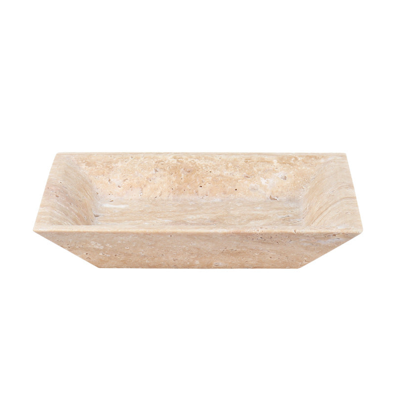 Travertine Rectangular Fruit Tray