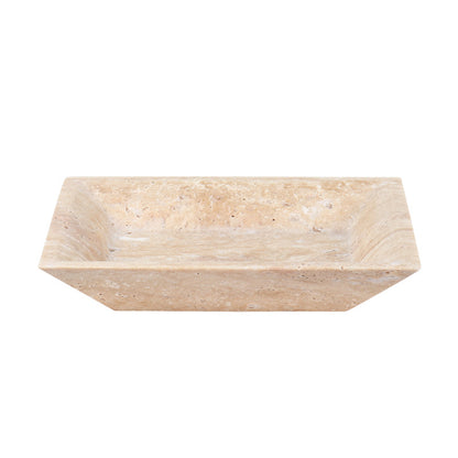 Travertine Rectangular Fruit Tray