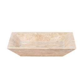 Travertine Rectangular Fruit Tray