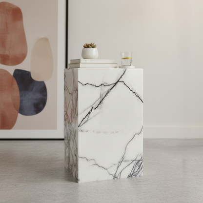Cervano Viola Marble Side Table