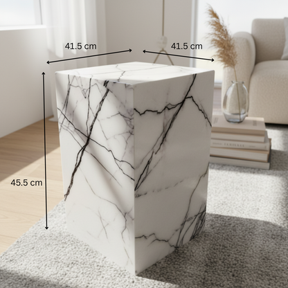 Cervano Viola Marble Side Table