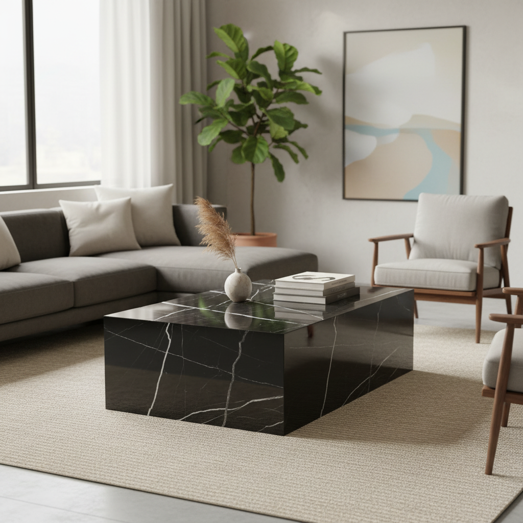 Ardoro Solid Marble Coffee Table