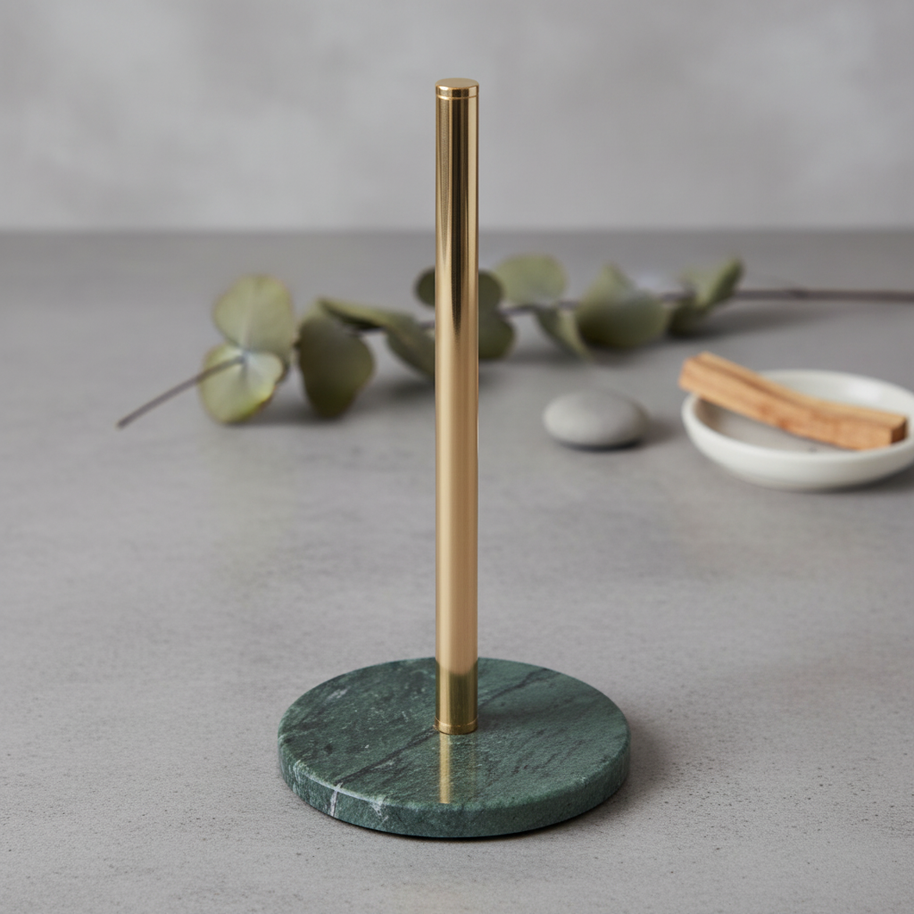 Marble Paper Towel Holder – Sleek Countertop Design
