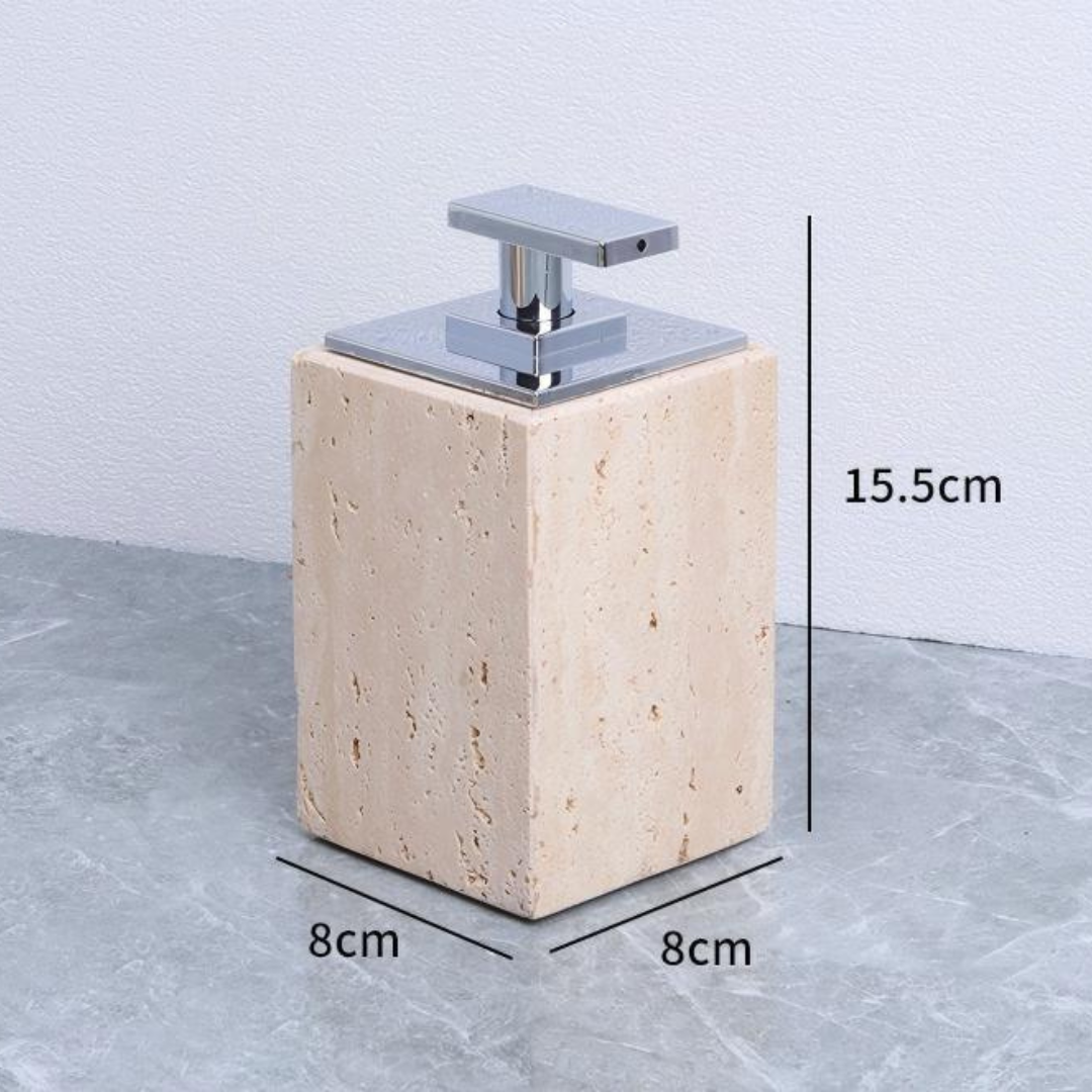 Ardino Travertine Marble Bathroom Set