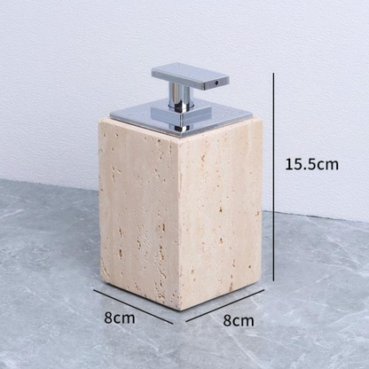 Ardino Travertine Marble Bathroom Set