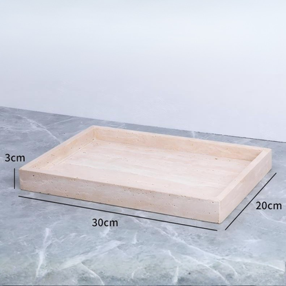 Ardino Travertine Marble Bathroom Set