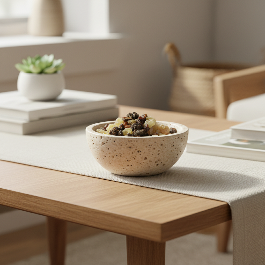 Arvion Stone Incense Bowl