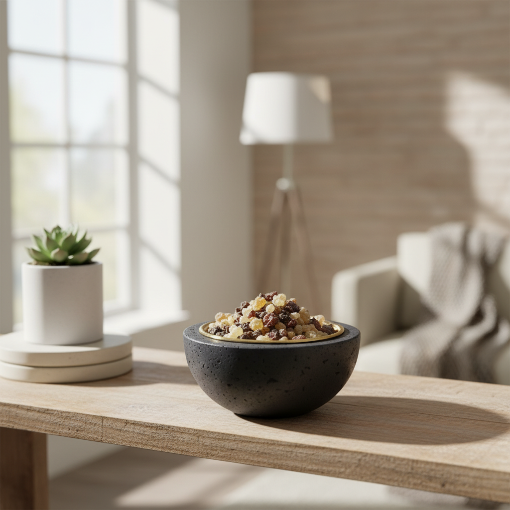 Arvion Stone Incense Bowl