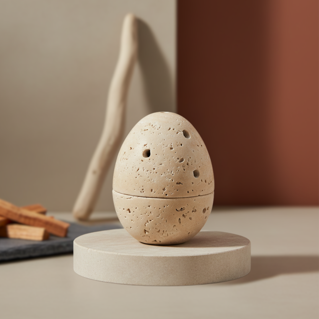 Ovalo Stone Incense Burner
