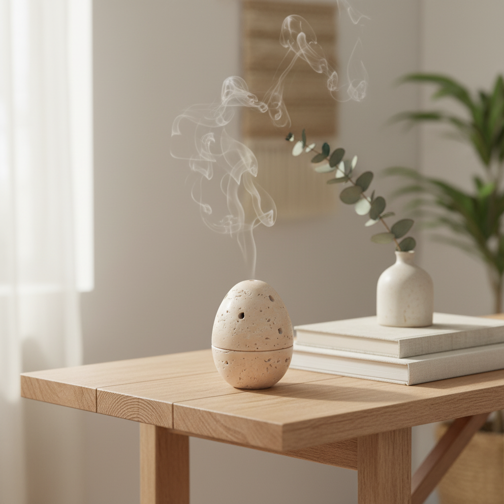 Ovalo Stone Incense Burner
