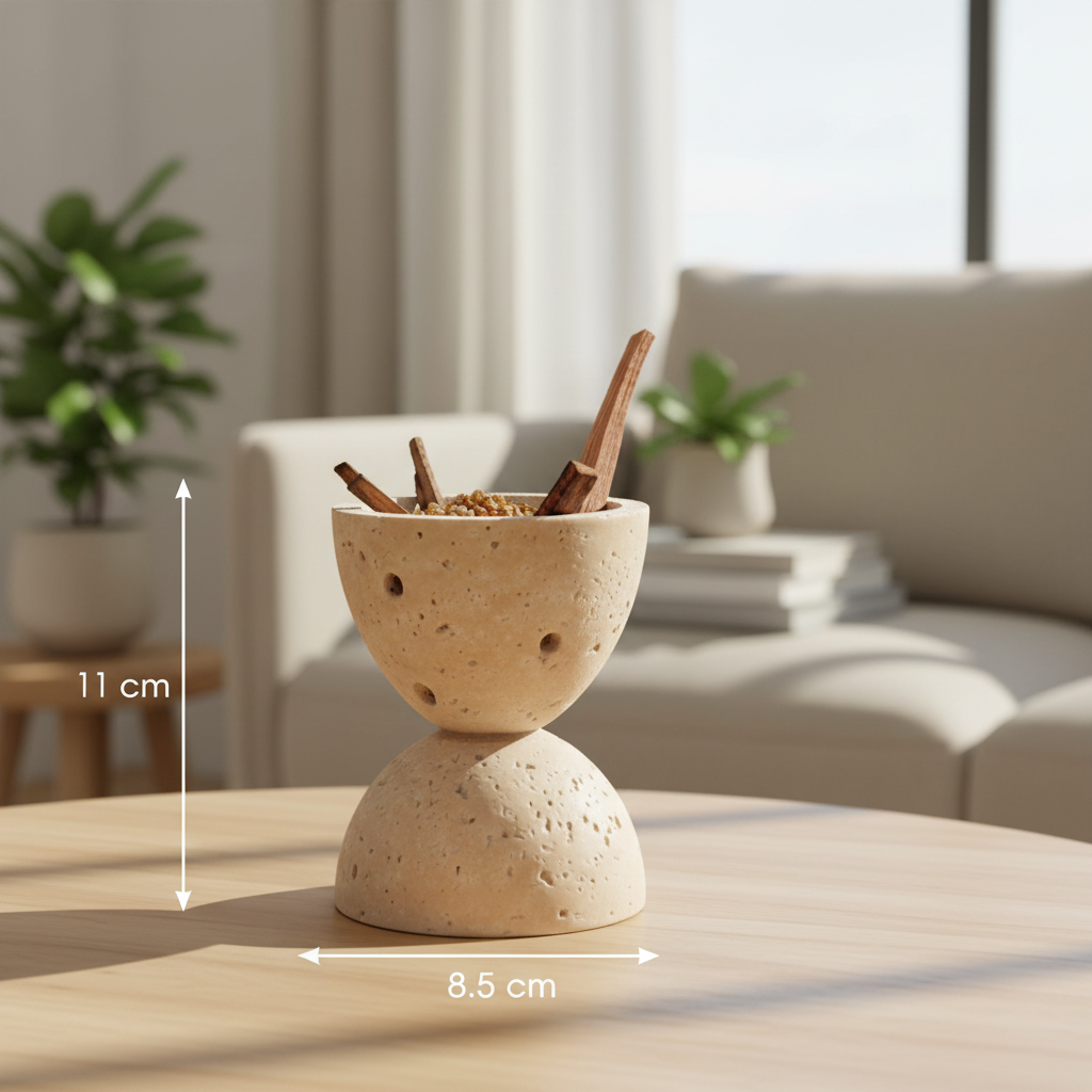 Ovalo Stone Incense Burner