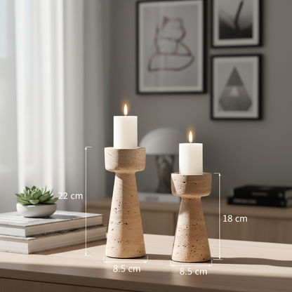 Caldera Stone Candle Holder