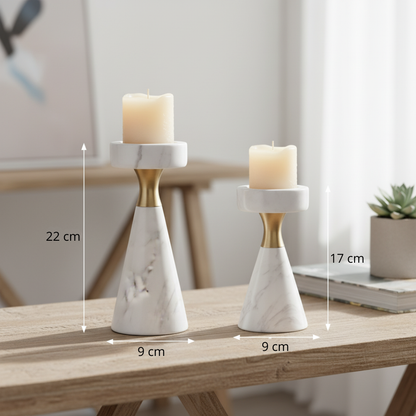Varenna Marble Candle Holder