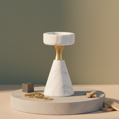 Varenna Marble Candle Holder