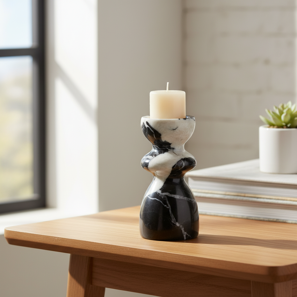 Eden Marble Candle Holder