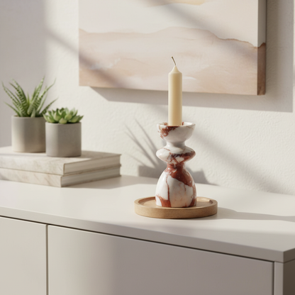 Eden Marble Candle Holder