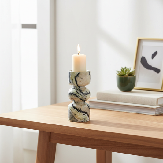 Verden Marble Candle Holder