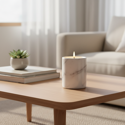 Noirex Marble Candle Holder