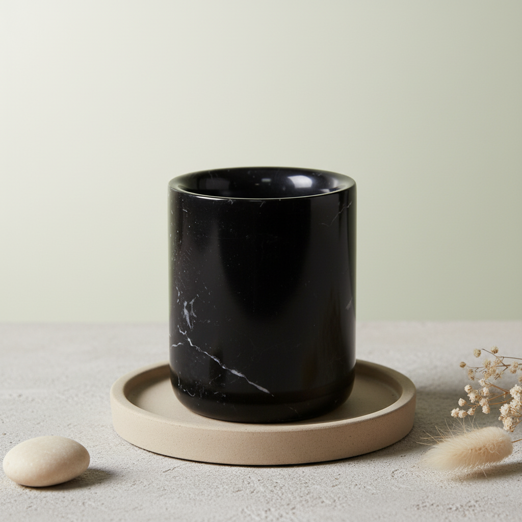 Noirex Marble Candle Holder