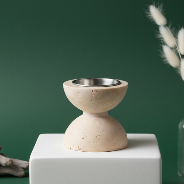 Varenna Stone Candle Holder