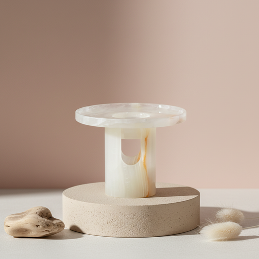 Ciro Stone Candle Holder