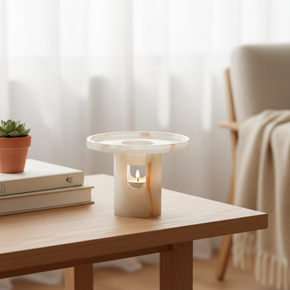 Ciro Stone Candle Holder