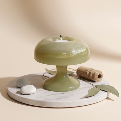 Velluto Onyx Candle Holder – Handcrafted Stone Luminaire