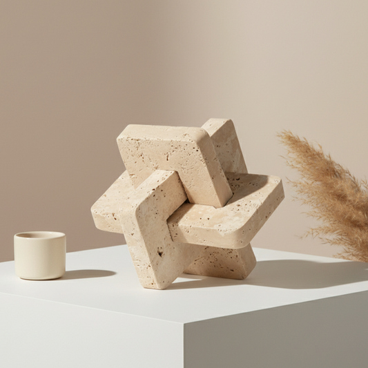 Astoria Massief Steen Marmeren Puzzel Ornament