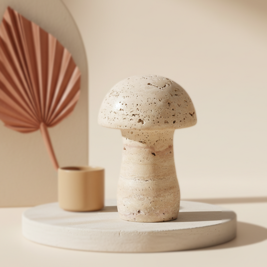 Livia Paddenstoel Marmeren Ornament