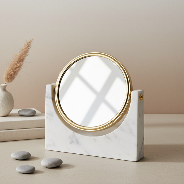 Luxury Marble Double-Sided Mirror