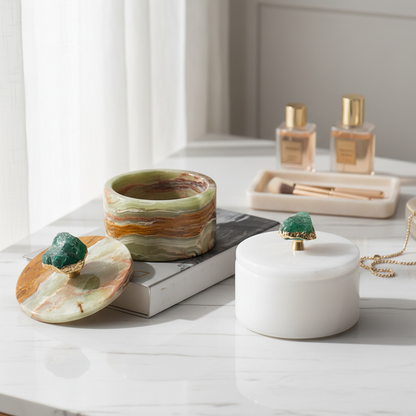 Solara Marmor Aufbewahrungsglas