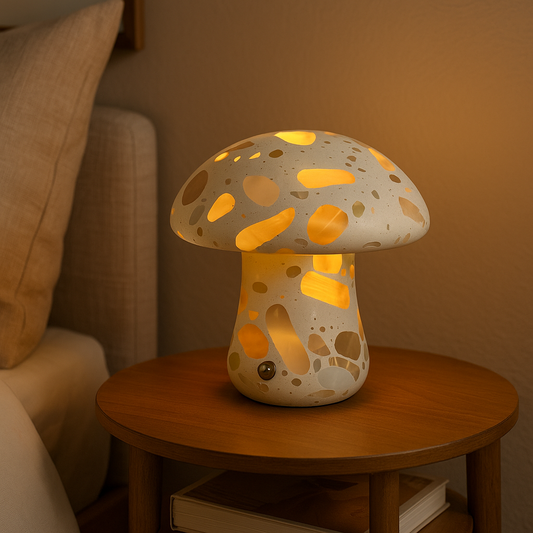Mira Marble Mushroom Lamp
