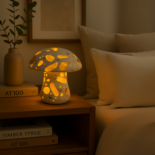 Mira Marble Mushroom Lamp