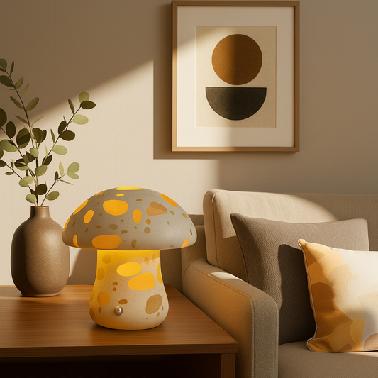 Mira Marble Mushroom Lamp