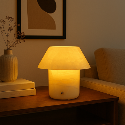 Lumora Marble Shade Lamp