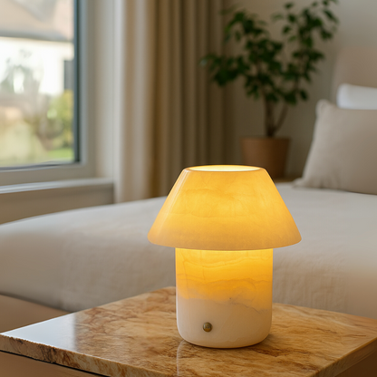 Lumora Marble Shade Lamp