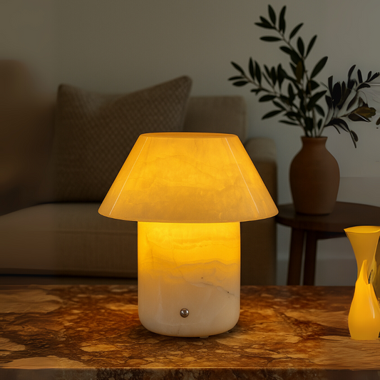 Lumora Marble Shade Lamp
