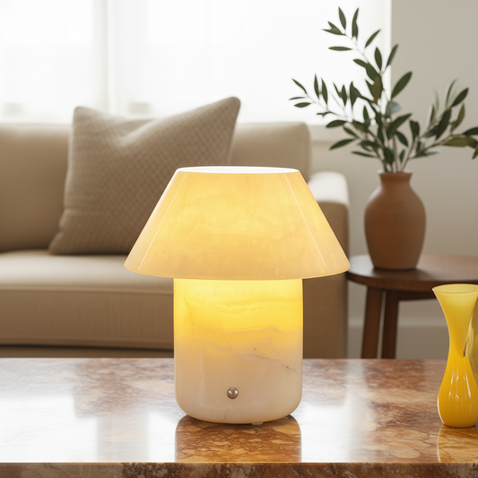 Lumora Marble Shade Lamp