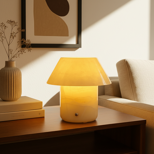 Lumora Marble Shade Lamp