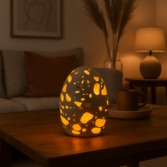 Liora Marble Egg Lamp